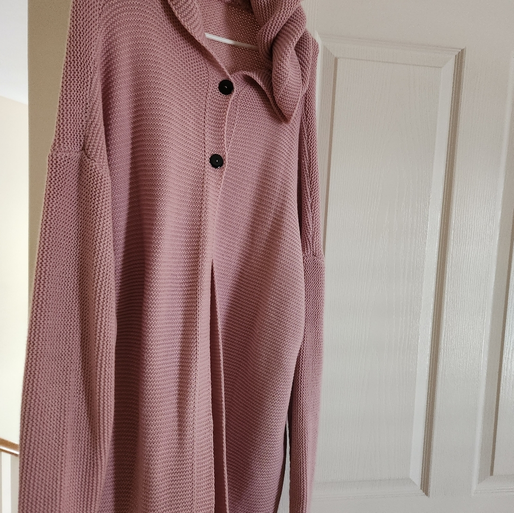 Pink long sweater